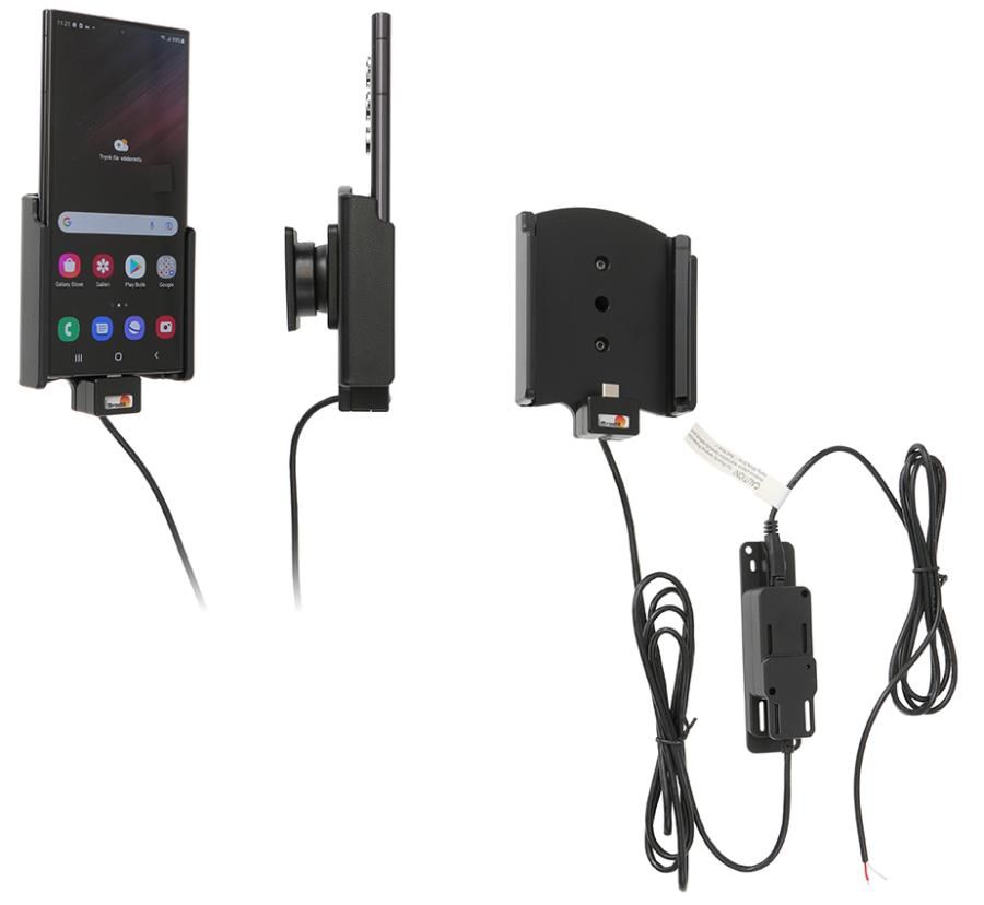 Brodit houder/lader Samsung Galaxy S22 Ultra -fixed instal.