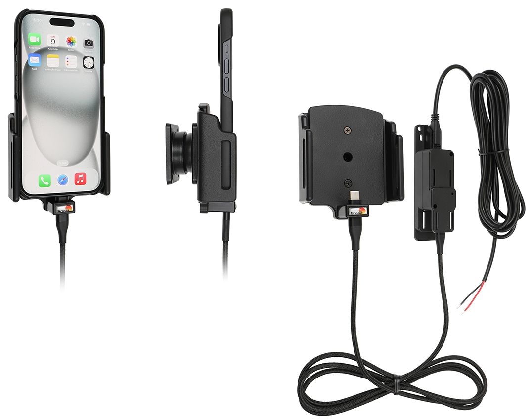 Brodit h/l usb-C verstelb 70-83/6-10mm usb-C fixed iPh15