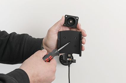 Brodit houder/lader Apple iPhone 15-fixed instal - with case