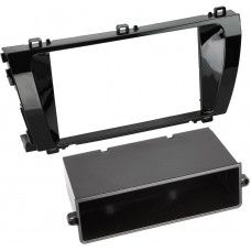 2-DIN frame Toyota Corolla 14-17 piano zwart