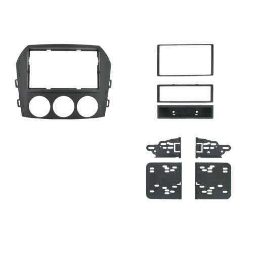 2-DIN frame Mazda MX-5 06-08, zwart