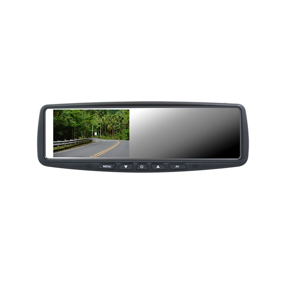 m-use spiegel 12V met monitor 4,3