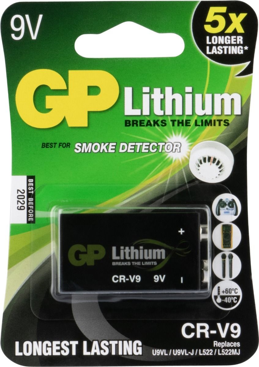 GP Primary Lithium 9V blister 1