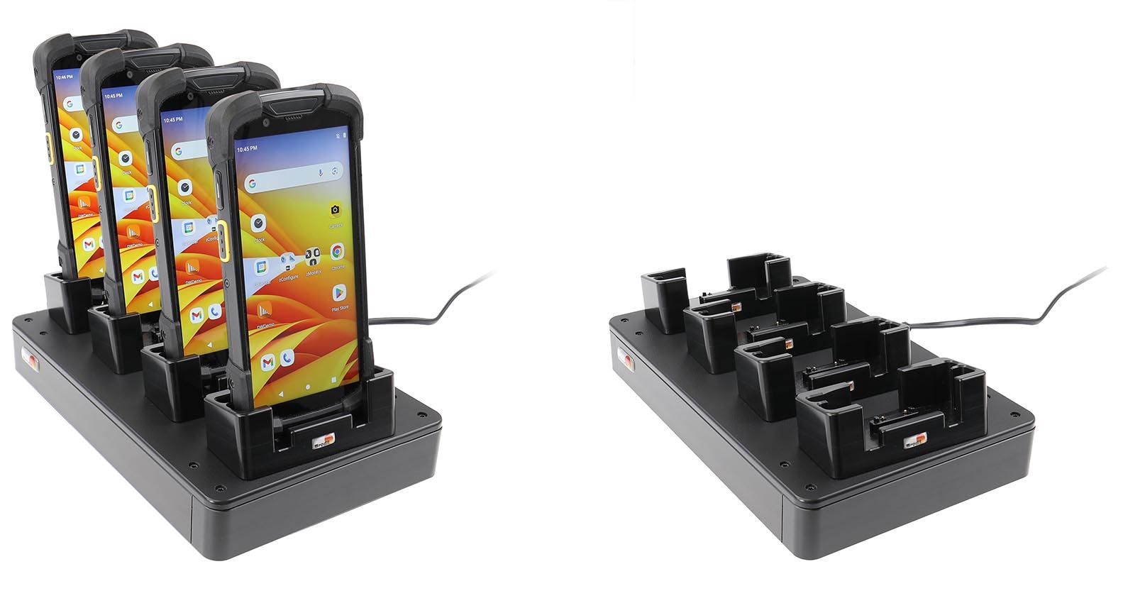 Brodit 4-way desktop charging dock - Zebra TC73/TC78