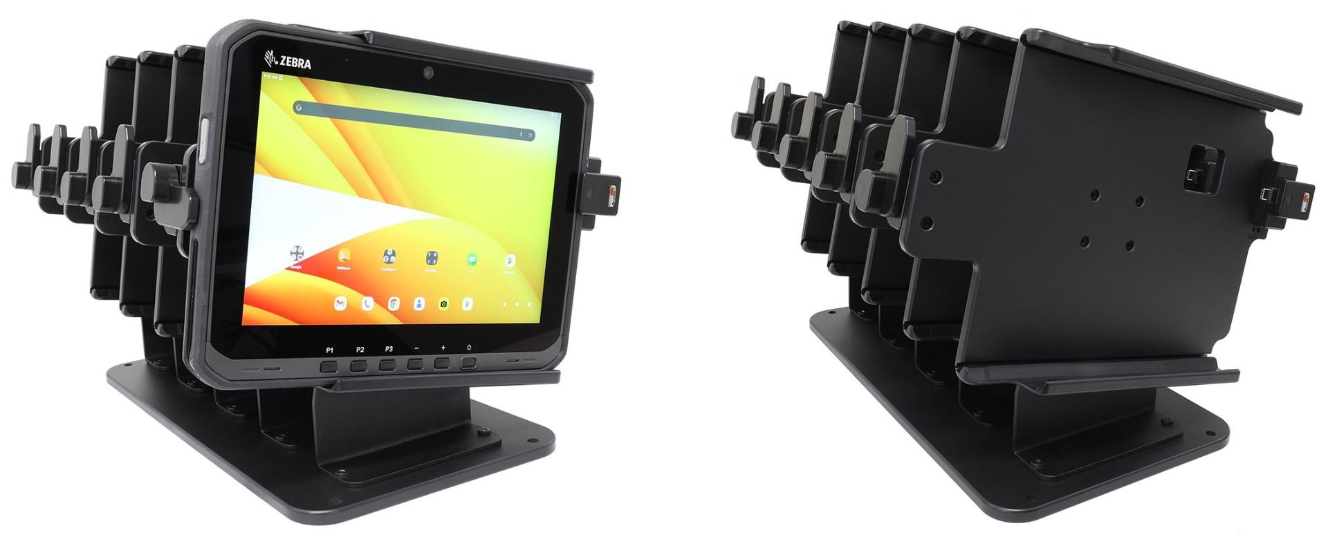 Brodit Zebra ET6X 5-way desktop charging dock