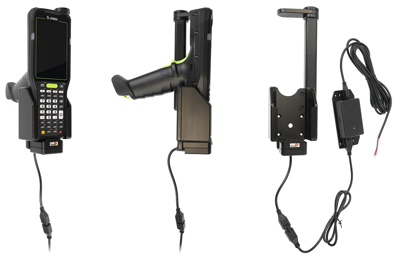 Brodit houder-lader Zebra MC3400/MC3450-fixed-swiveling top