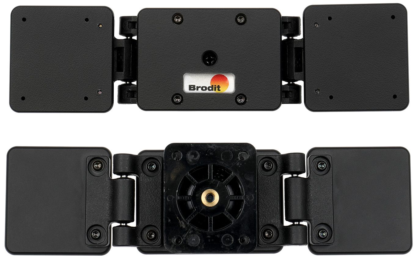 Brodit Mounting plate with hinges
