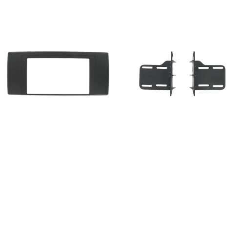 2-DIN frame BMW X5-serie (E53) 00-06 LR RR Vogue 02-12 zwart