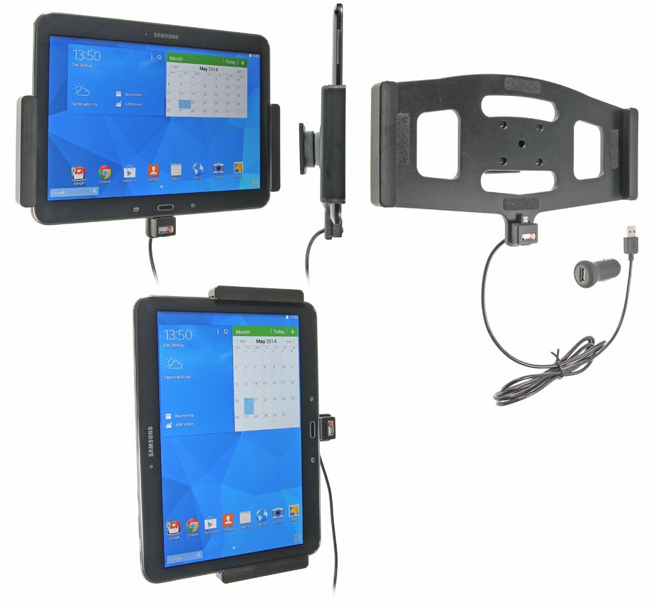Brodit houder/lader Samsung Galaxy Tab 4 10.1 USB sig. pl
