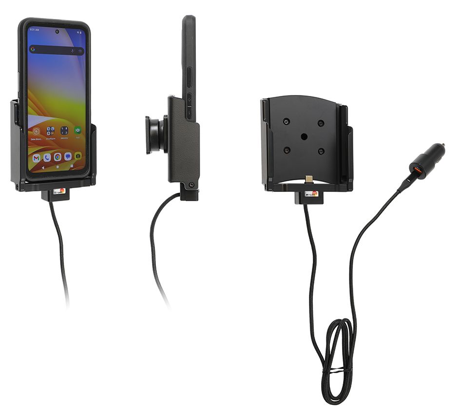 Brodit houder/lader Zebra EM45 USB-C -USB sig.plug-with boot