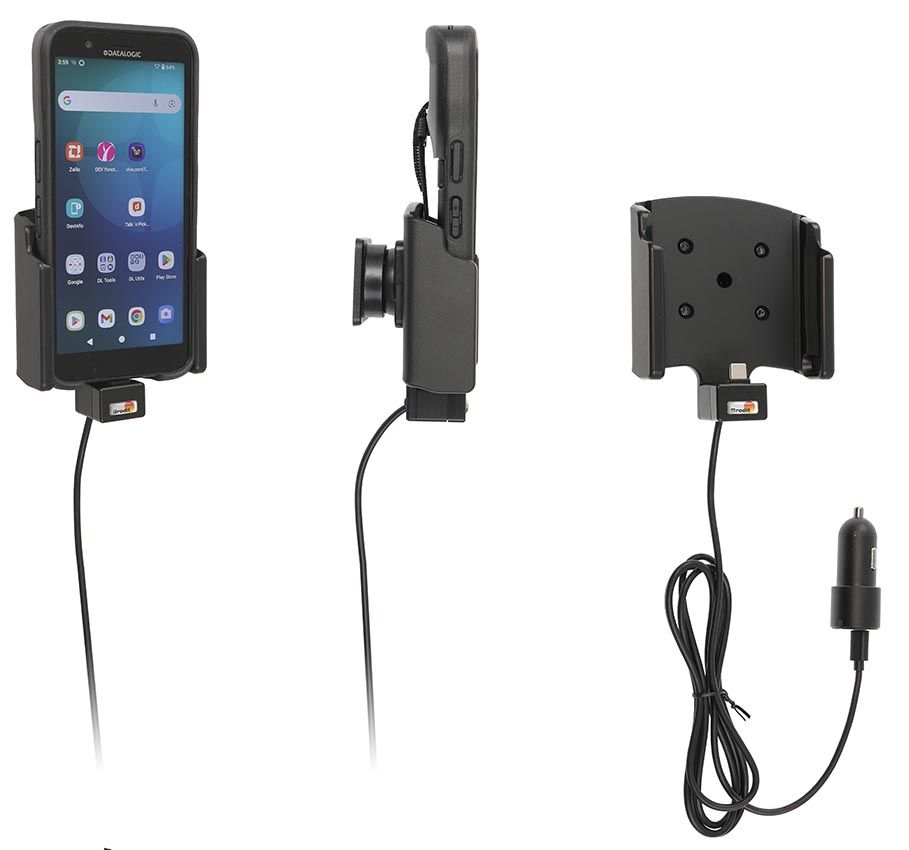 Brodit houder/lader Datalogic Memor 12/17 USB sig.plug-boot