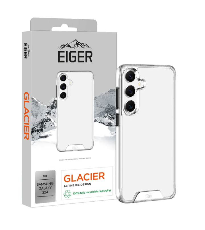 Eiger Glacier case Samsung Galaxy S24 - transparant