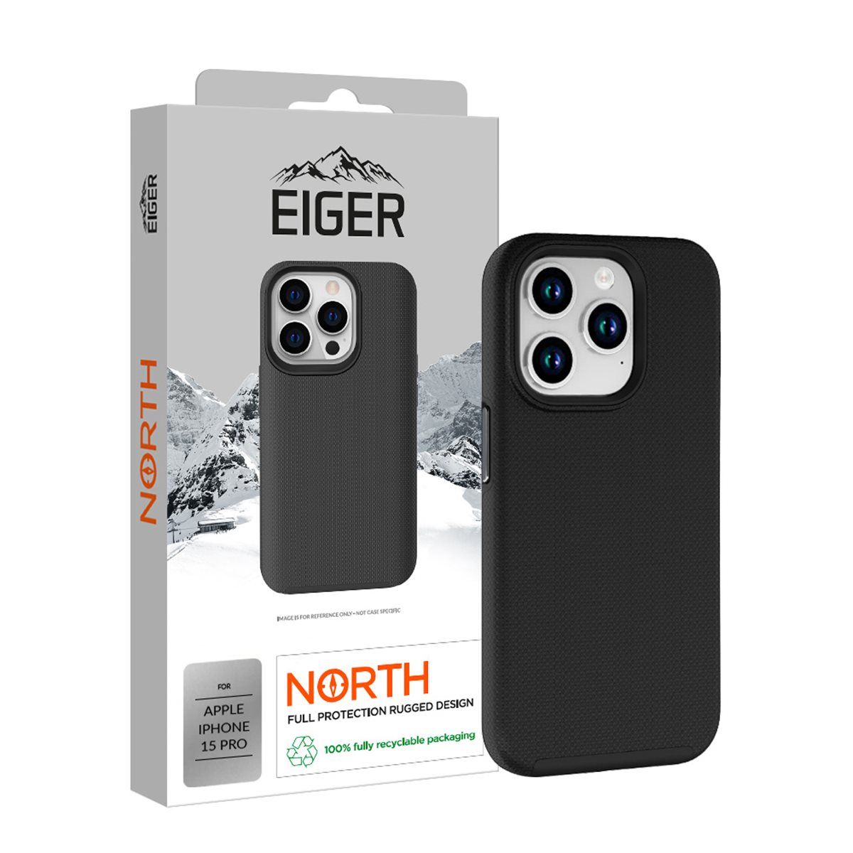 Eiger North case Apple iPhone 15 Pro - black