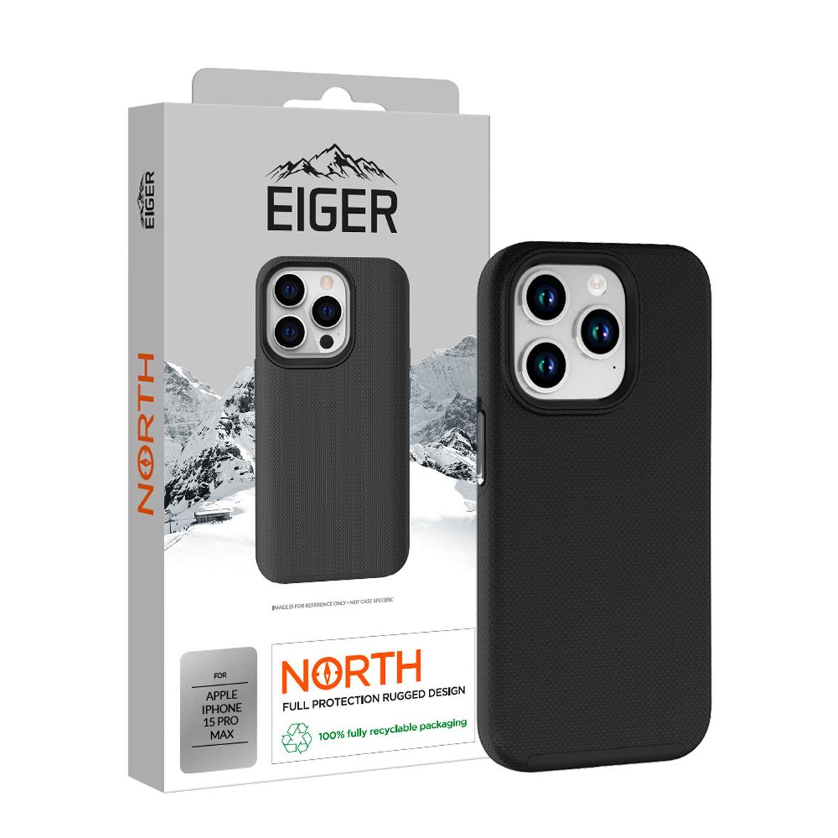 Eiger North case Apple iPhone 15 Pro Max - black