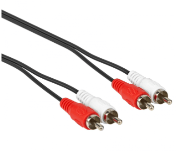 RCA cinch kabel 2-weg R/W male-male 1.5 meter