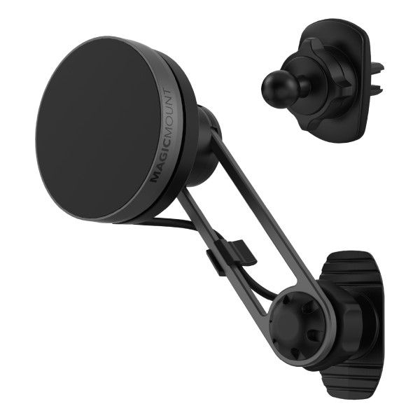 MagicMount Elite 3-in-1 Qi2 15W open arm screen back mount