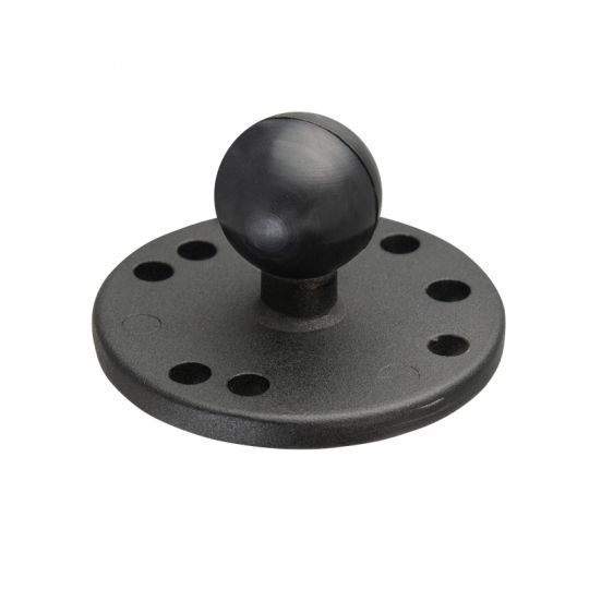 Arkon Rubber 1" Ball Metal round Base with AMPS holes