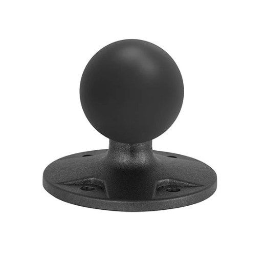 Arkon Rubber 1.5" Ball composite round Base with AMPS holes