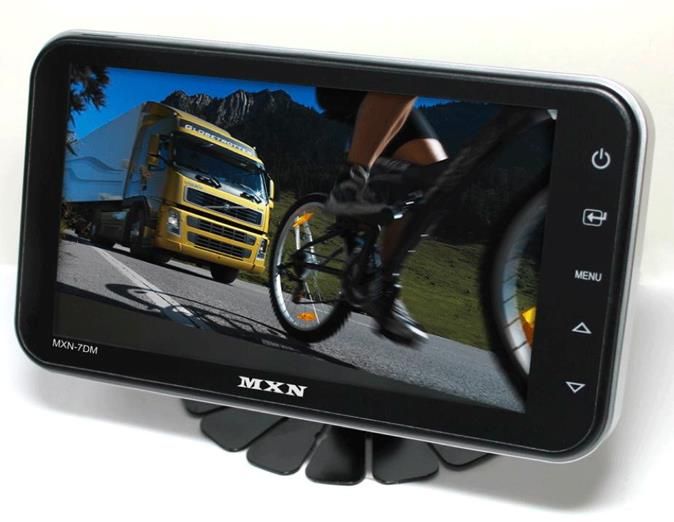 MXN 7inch digital TFT LCD monitor 4:3/16:9 capacitive button