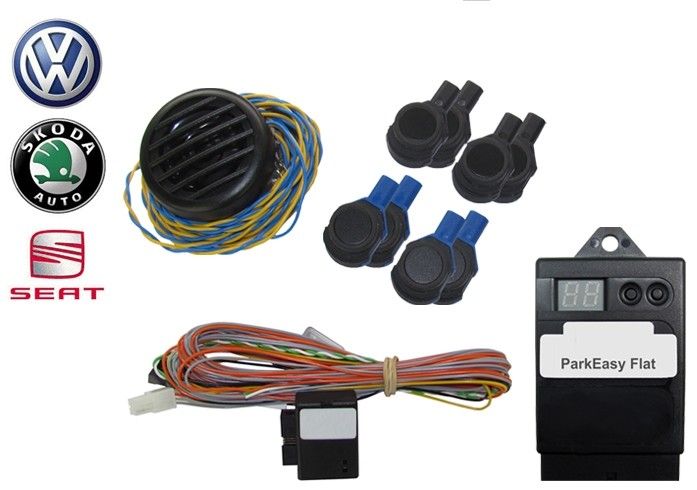 Parkeasy kit PDC interface 8 flat sensors & View to display